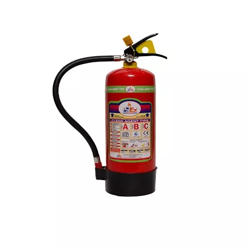 Palladium Agni 4 Kg Fire Extinguisher ABC Powder Stored Pressure Type Stainless Steel Body