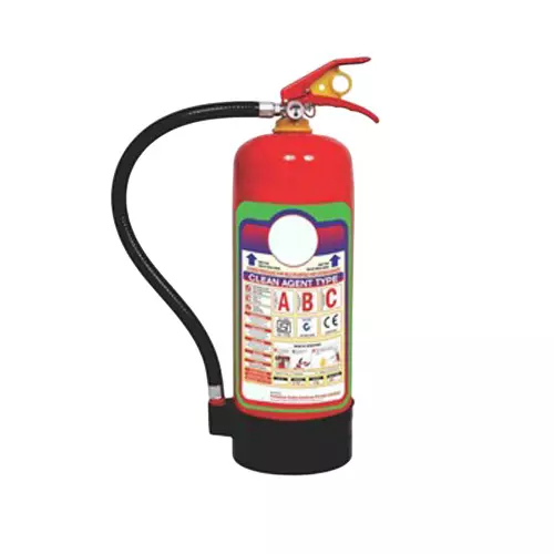 Agni-X 9 Kg Fire Extinguisher ABC Powder Stored Pressure Type Stainless Steel Body