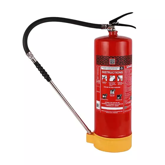 Ceasefire Wet Chemical Portable Fire Extinguisher Stored Pressure Class F Foam Red 9 L, CF-001134