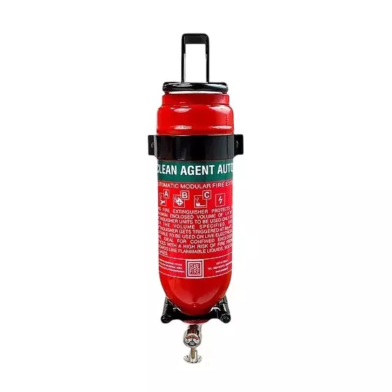 Ceasefire Wall Mounted Automatic Fire Extinguisher Stored Pressure 1 Kg Fluorketone (FK-5-1-12) Red, CF-001411
