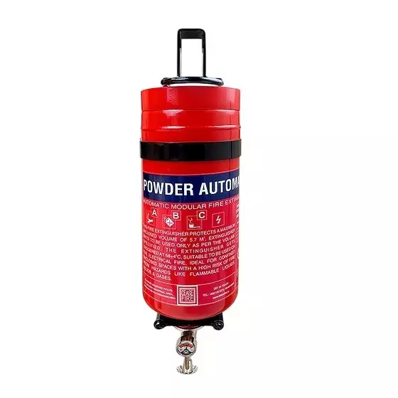 Ceasefire Wall Mounted Automatic Fire Extinguisher Stored Pressure 6 Kg ABC Powder MAP 90 Red, CF-001409