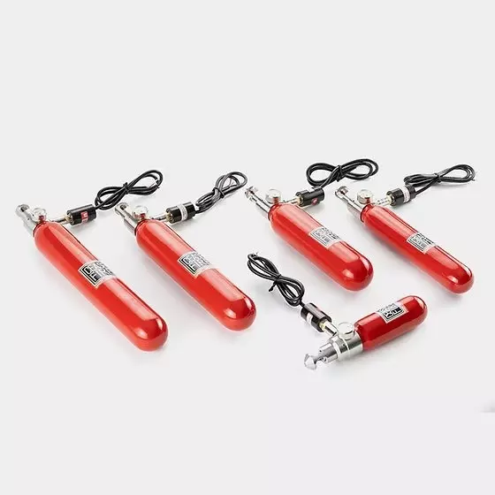 Ceasefire Mini Pro Automatic Fire Extinguisher with NRV 79°C Intutive Stored Pressure 100 g Fluorketone (FK-5-1-12) Red, CF-001339D