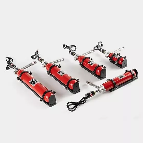 Ceasefire Mini Pro Automatic Fire Extinguisher with NRV 79°C Intutive Stored Pressure 100 g Fluorketone (FK-5-1-12) Red, CF-001339D