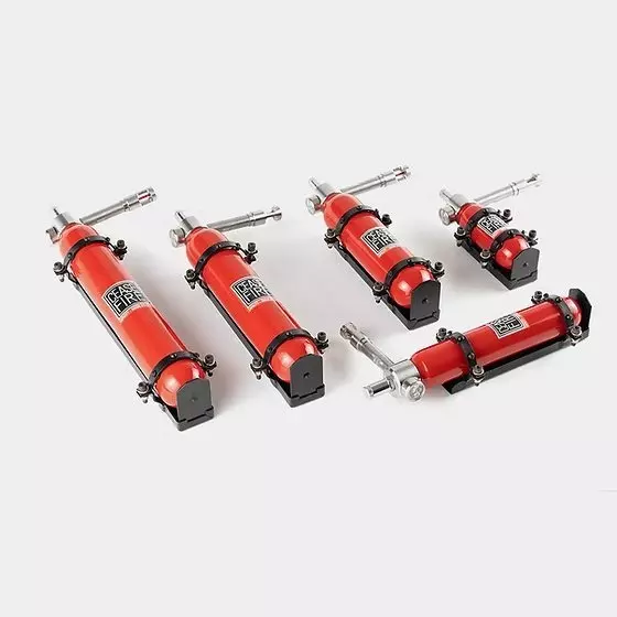Ceasefire Mini Pro Automatic Fire Extinguisher 100 mm Barel & NRV Adaptive 79°C Stored Pressure 200 g Fluorketone (FK-5-1-12) Red, CF-001342DB