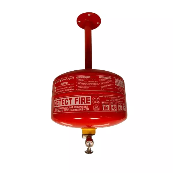 DETECT FIRE 10 Kg Fire Extinguisher Modular Type ABC Dry Powder Automatic Contact Red
