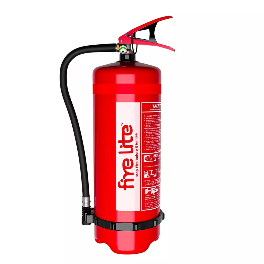 FIRE LITE 6 L Water Based Fire Extinguisher Red, FE16