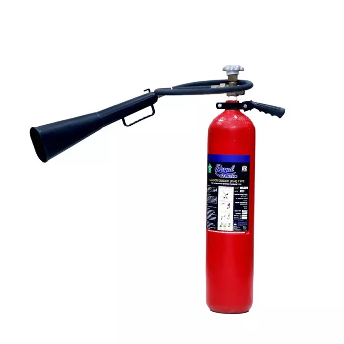 Royal Guard 4.5 Kg Carbon Dioxide (CO₂) Fire Extinguisher Red for Home, Office & Industrial Use