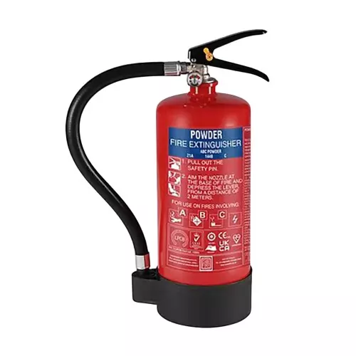 Ceasefire Portable Fire Extinguisher Stored Pressure ABC Powder MAP 50 Red 2 Kg, CF-001544