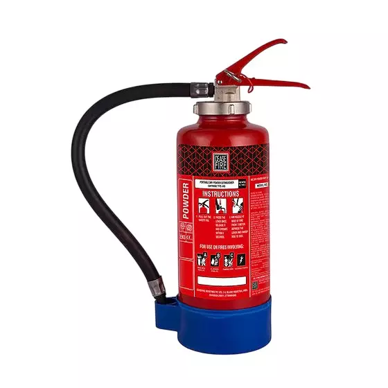 Ceasefire Portable Fire Extinguisher Cartridge Type ABC Powder MAP 90 Red