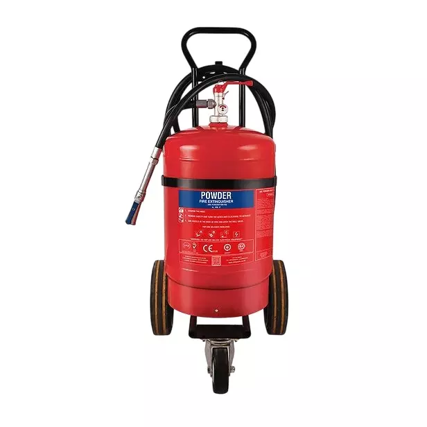 Ceasefire Wheeled Extinguisher ABC Powder MAP 50 50 Kg Stored Pressure Red, CF-000809