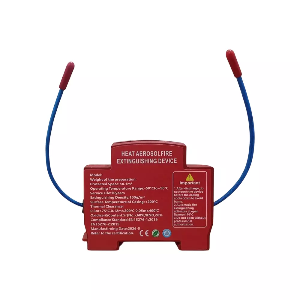 Chandoks Heat Aerosol Fire Extinguishing Device 20 g Capacity for Electrical Panels and Small Enclosures