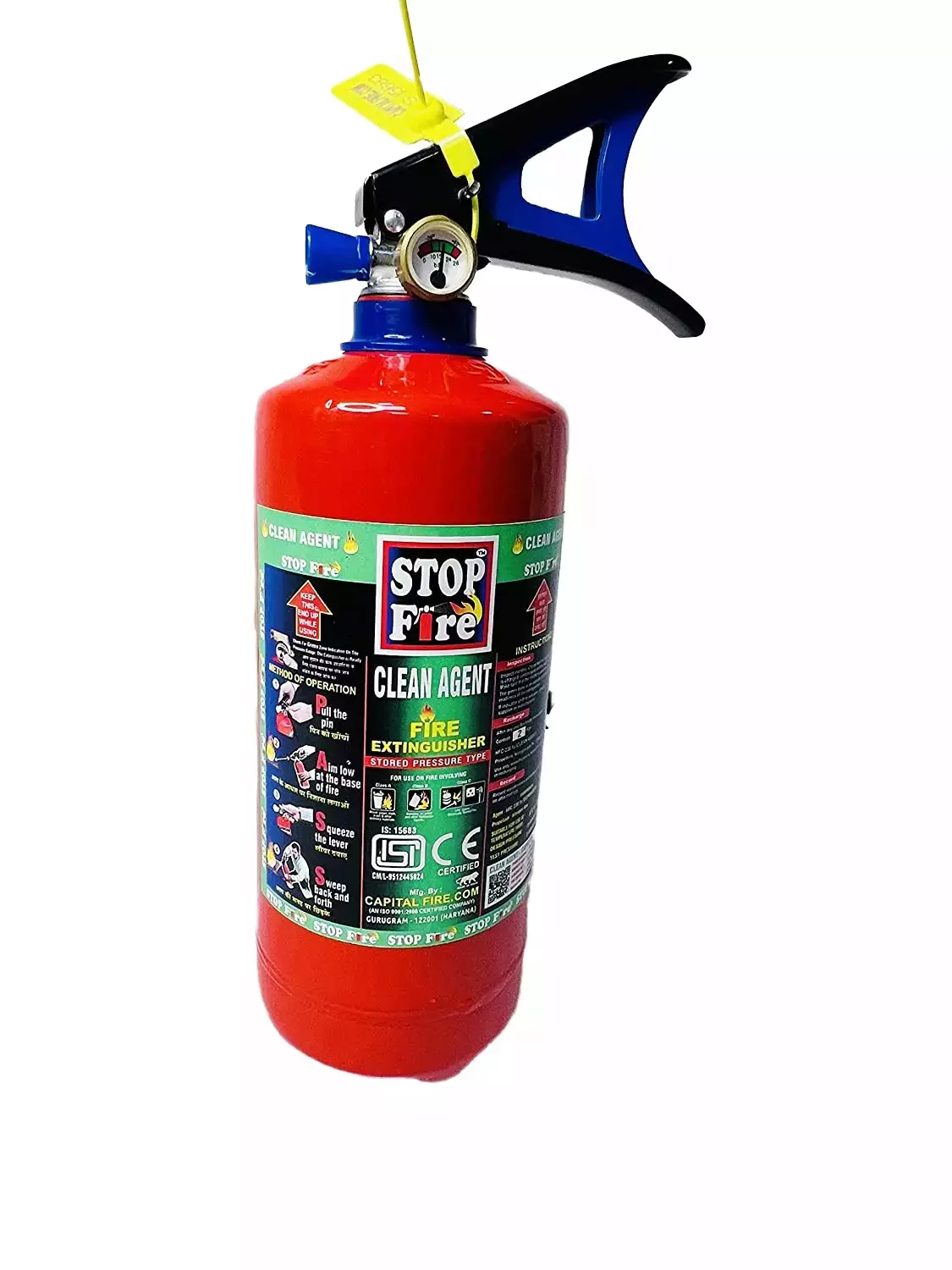 Stop Fire 9 kg CLEAN AGENT Fire Extinguisher