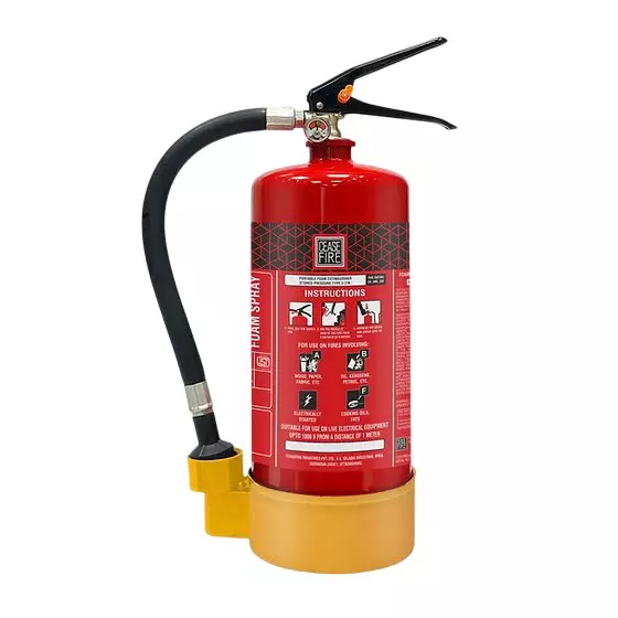 Ceasefire Portable Fire Extinguisher Spray Nozzle Stored Pressure Water + 6% of KV Foam 3% C-6 Red 3 L, CF-001244S