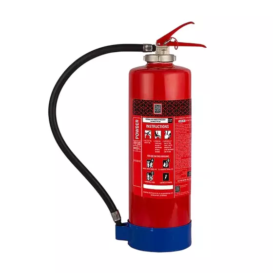 Ceasefire Portable Fire Extinguisher Cartridge Type ABC Powder MAP 50 Red 9 Kg, CF-001153