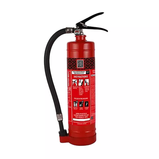 Ceasefire Portable Fire Extinguisher Stored Pressure Water Red