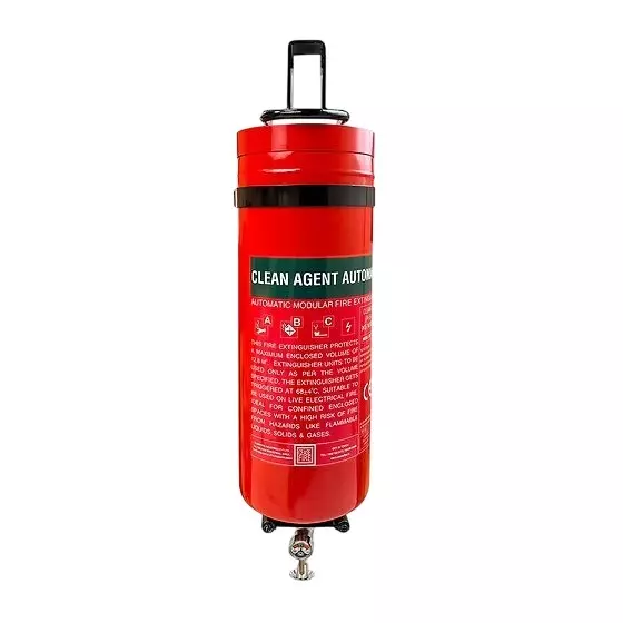 Ceasefire Wall Mounted Automatic Fire Extinguisher Stored Pressure 2.5 Kg Fluorketone (FK-5-1-12) Red, CF-001414