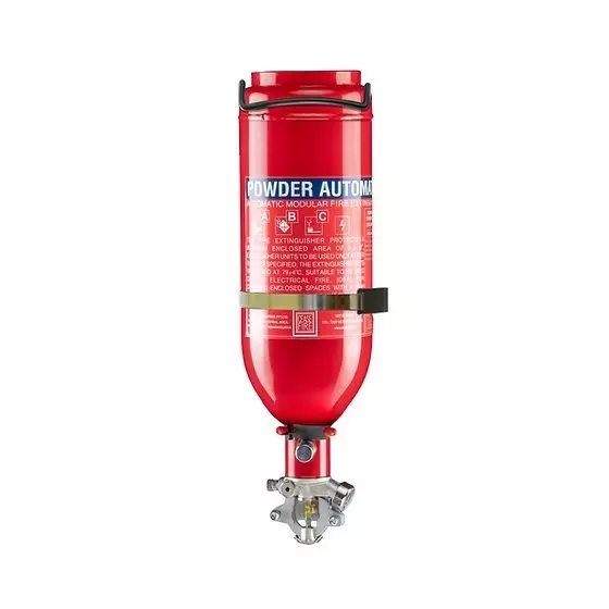 Ceasefire M-Series Wall Mounted Automatic Fire Extinguisher with NRV 141°C Stored Pressure 1 Kg ABC Powder MAP 50 Red, CF-001401E