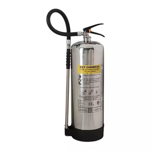Ceasefire Wet Chemical Portable Extinguisher Class F Foam 6 L SS SP Chrome, CF-001181