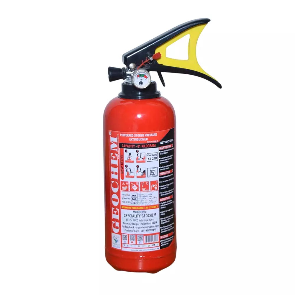 Geochem AFS Fire Extinguisher Cylinder ABC Type A, B & C Fires Class Metal