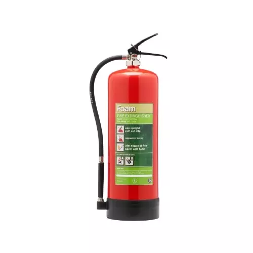 Leefire AFFF Mechanical Foam Fire Extinguisher Cylinder 9 L Capacity Mild Steel Red for Industrial Use