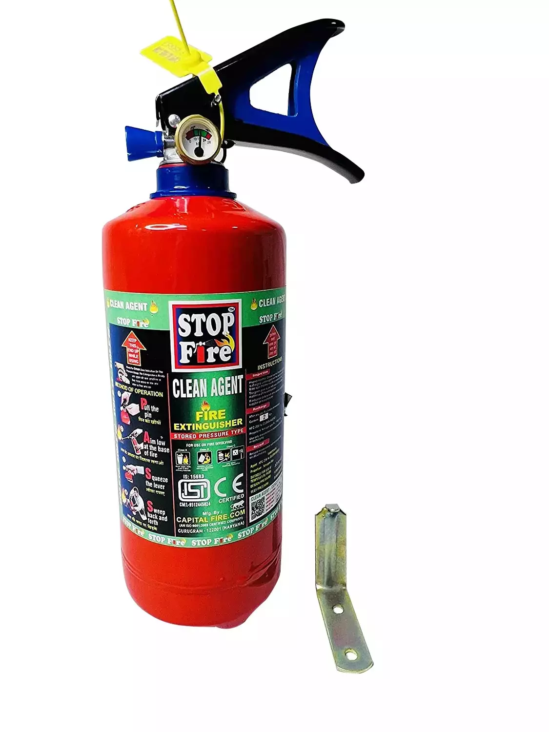Stop Fire 2 kg CLEAN AGENT Fire Extinguisher