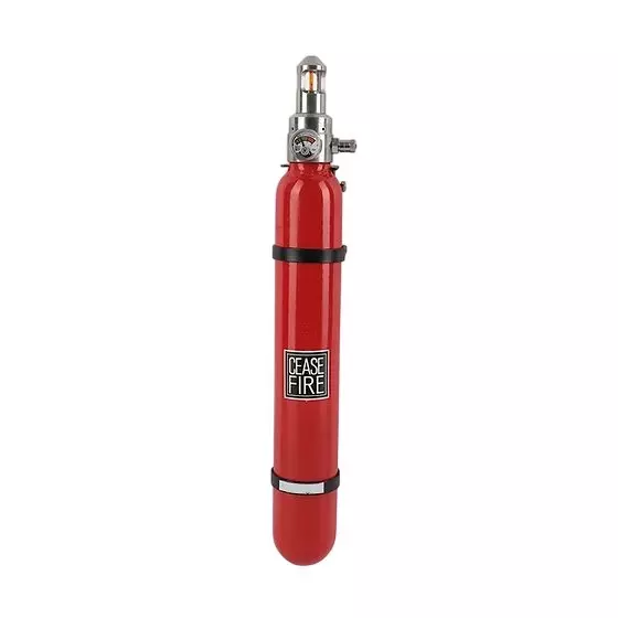 Ceasefire Mini Automatic Fire Extinguisher 93°C Intutive Stored Pressure 500 g Fluorketone (FK-5-1-12) Red, CF-001347C