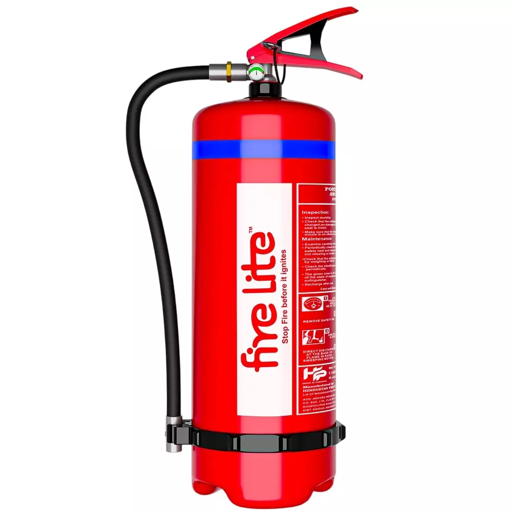 FIRE LITE 6 kg ABC Dry Powder Fire Extinguisher Stored Pressure Red, FE04