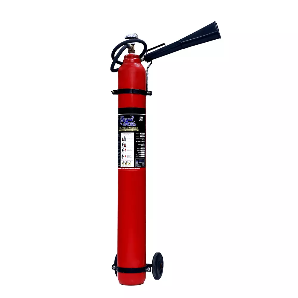 Royal Guard 9 Kg Carbon Dioxide (CO₂) Fire Extinguisher Red for Home, Office & Industrial Use