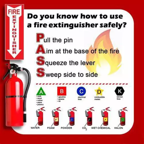 AFS ABC Fire Extinguisher Cylinder Welded Low Carbon Steel 9 Kg Capacity Dry Powder Chemical for Fire Safety Use