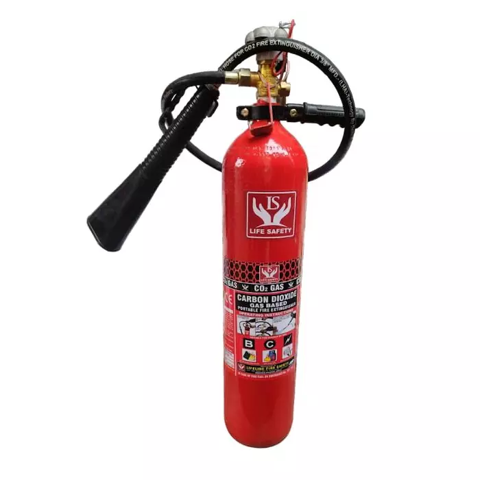 Life Safety MS Co2 Fire Extinguisher Red 2 Kg