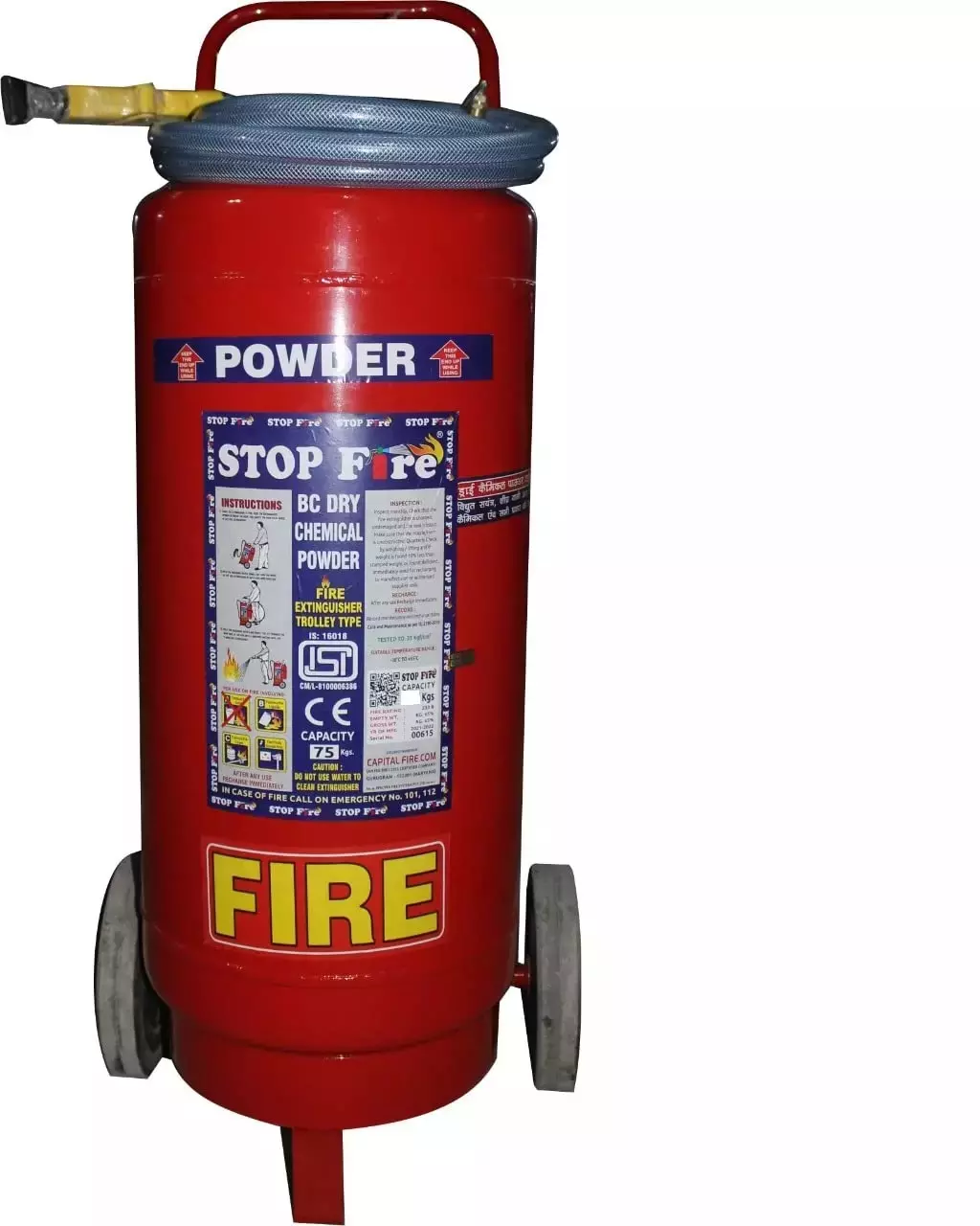 Stop Fire 25 kg DCP Fire Extinguisher