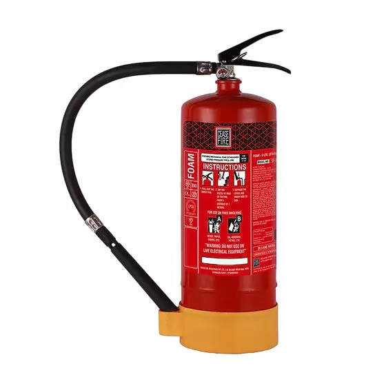 Ceasefire Portable Fire Extinguisher Stored Pressure Water + 6% of KV Foam 3% C-6 Red 6 L, CF-001125
