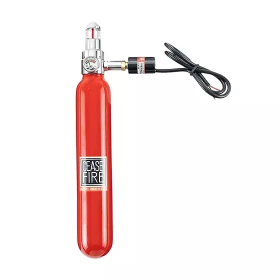 Ceasefire Mini Pro Automatic Fire Extinguisher with NRV 68°C Intutive Stored Pressure 400 g Fluorketone (FK-5-1-12) Red, CF-001345B