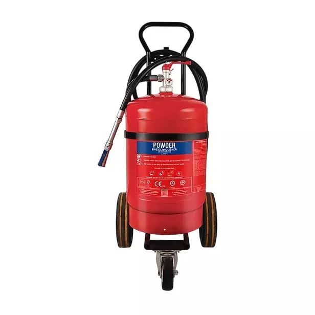 Ceasefire Wheeled Extinguisher ABC Powder MAP 50 100 Kg Stored Pressure Red, CF-000810