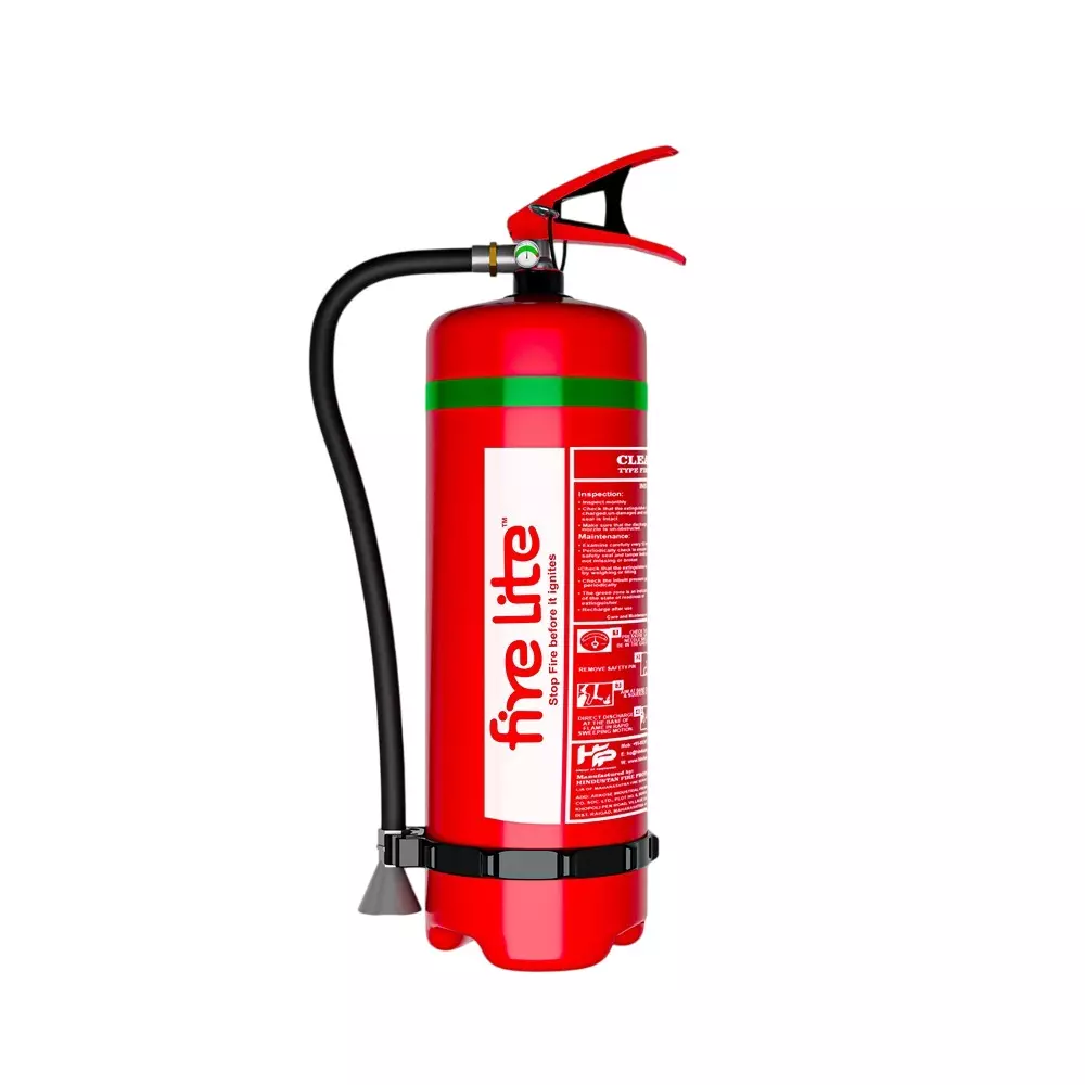 FIRE LITE 4 kg Clean Agent Gas Based Fire Extinguisher Red, FE25