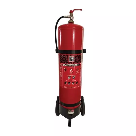 Ceasefire Portable Fire Extinguisher with Wheel Stored Pressure Water + 6% of KV Foam 3% C-6 Red 60 L, CF-001194