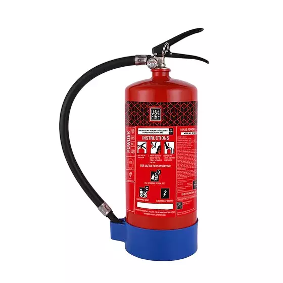 Ceasefire Fire Extinguisher Stored Pressure B Plus Powder Red 4 Kg, CF-001149