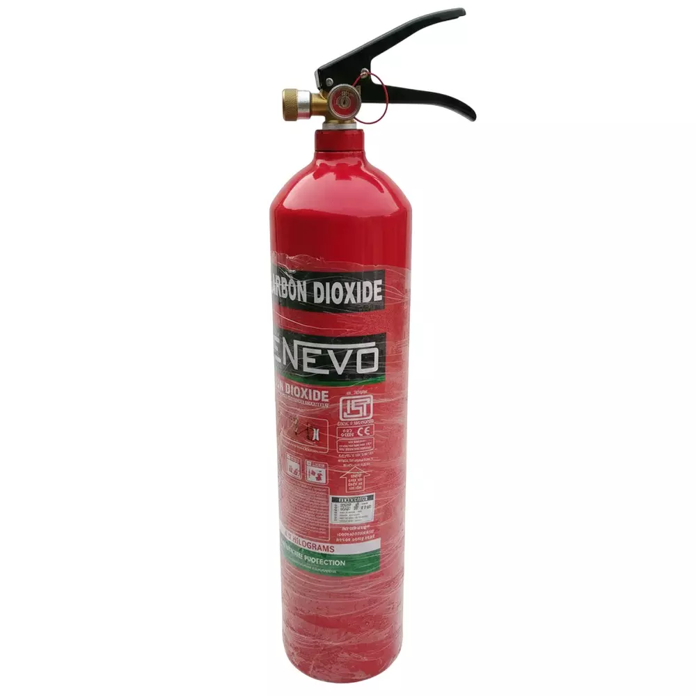 RENEVO Co² Fire Extinguisher 4.5 Kg 65 kgf/cm² Working Pressure Red