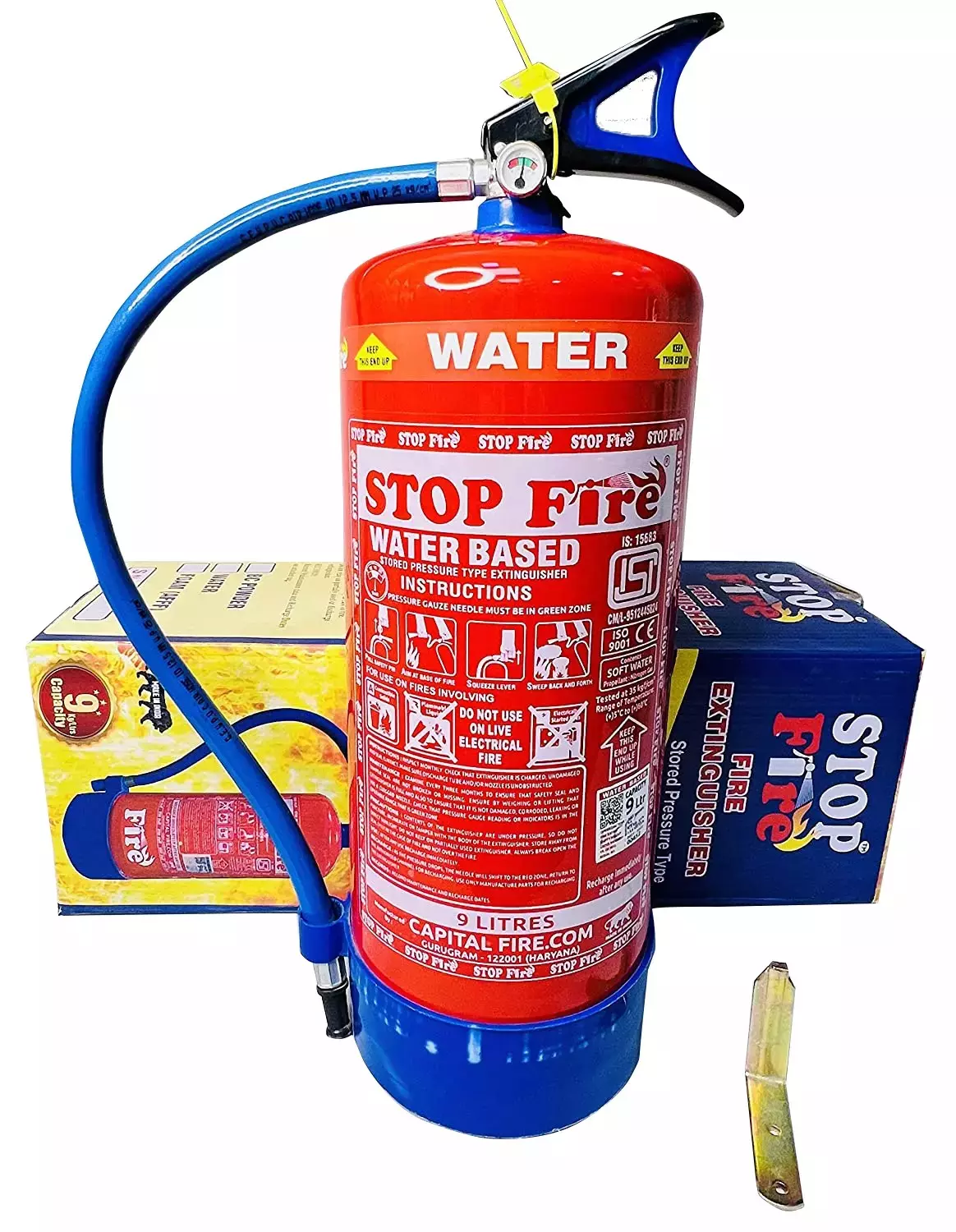 Stop Fire 9 LTR WATER TYPE Fire Extinguisher