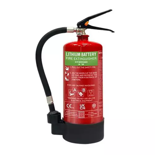 Ceasefire Lithium Battery Portable Fire Extinguisher 6 L MS SP Red, CF-001537