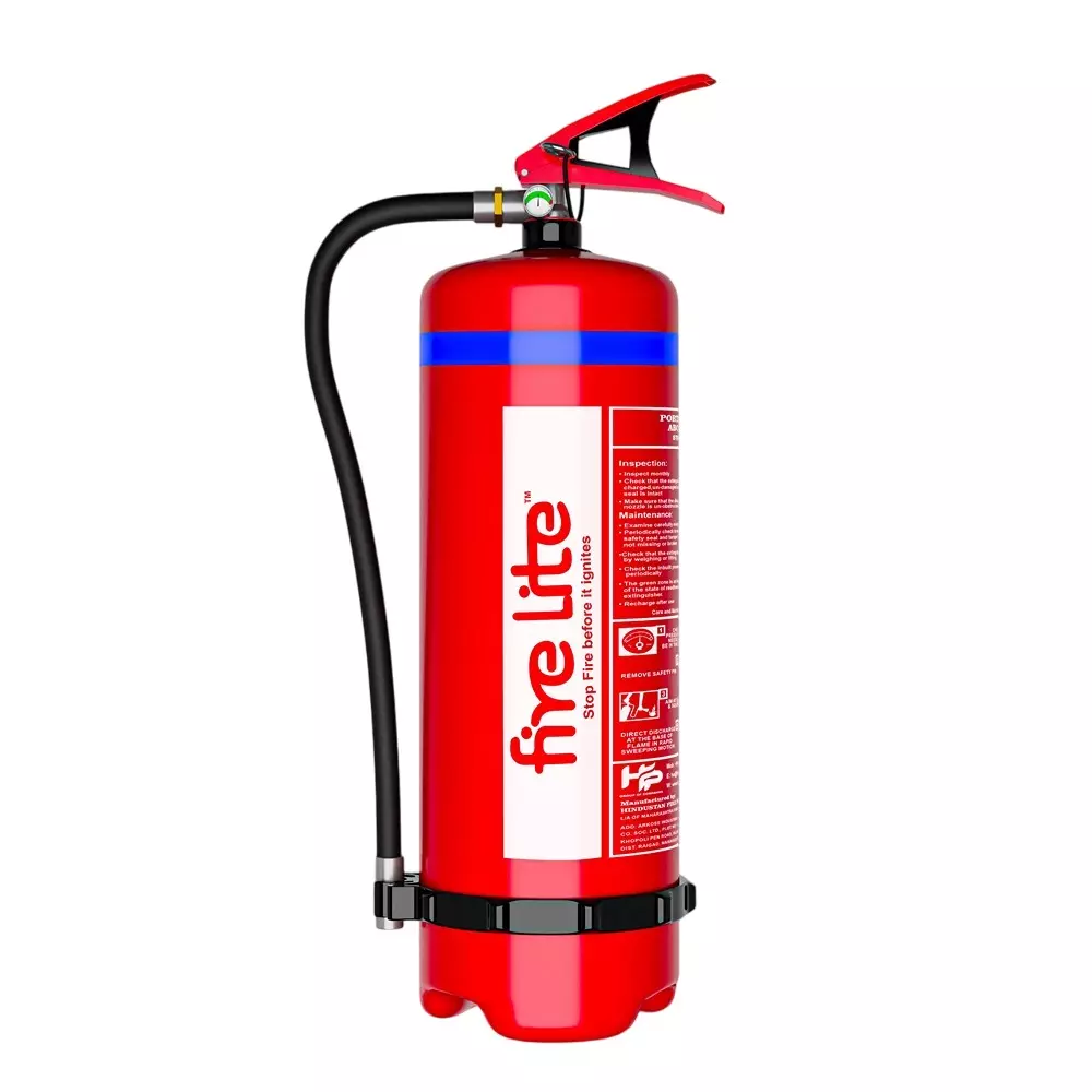 FIRE LITE 4 kg ABC Dry Powder Fire Extinguisher Stored Pressure Red, FE03