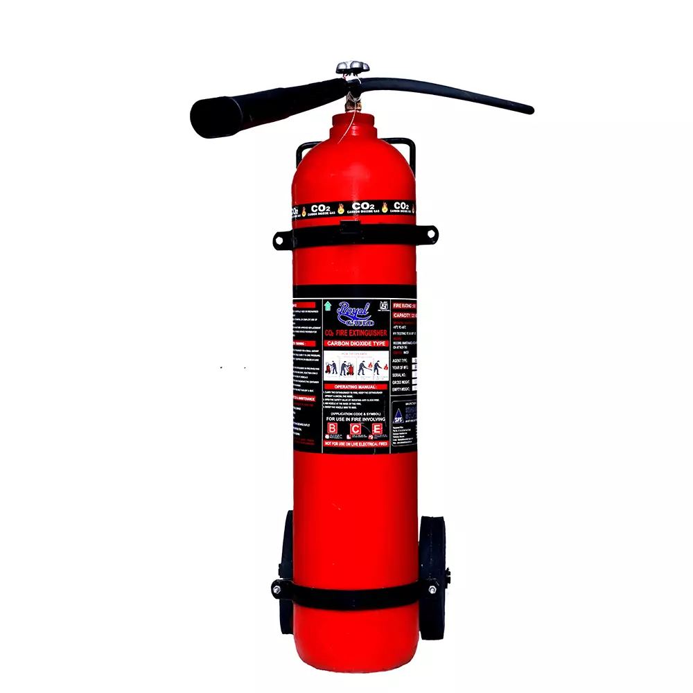 Royal Guard 22.5 Kg Carbon Dioxide (CO₂) Fire Extinguisher Red for Home, Office & Industrial Use