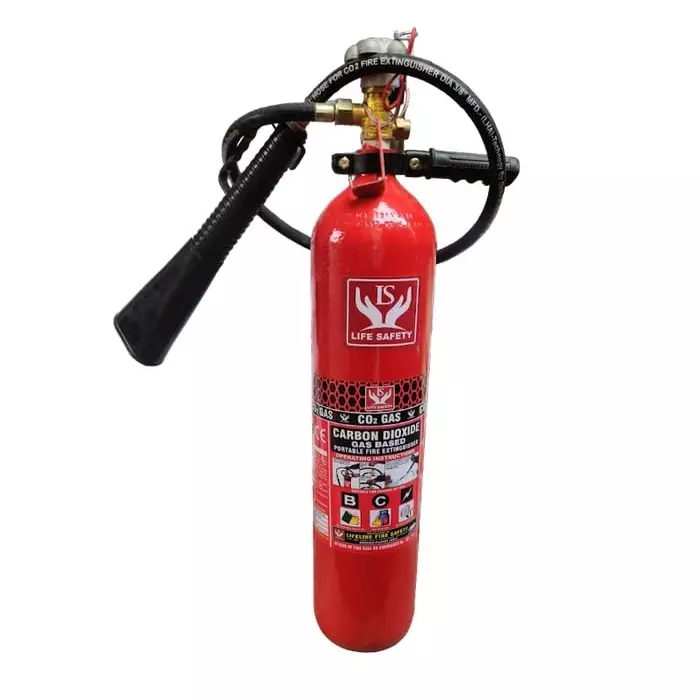 Life Safety MS Co2 Fire Extinguisher Red 9 Kg