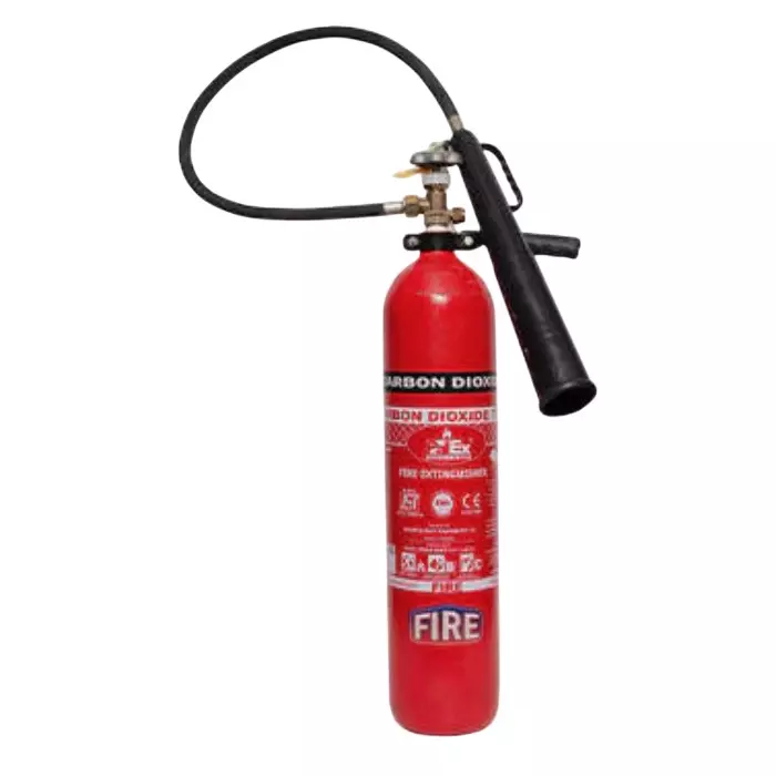Palladium Agni 4.5 Kg Fire Extinguisher Carbon Di-Oxide Gas 131.56 Bar Testing Pressure and 18 Sec. Discharge Time, PSS-CO2FE-4.5