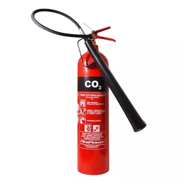 LIfe Safety 9 Kg CO2 Fire Extinguisher Trolly Mounted for Home, Office, Shop, Warehouse and Industrial Areas (Without Trolley)
