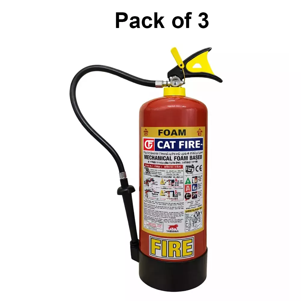 cat-fire-mechanical-foam-fire-extinguisher-cylinder-9-kg-red-mild-steel-powder-coated-for-industrial-use-pack-of-3