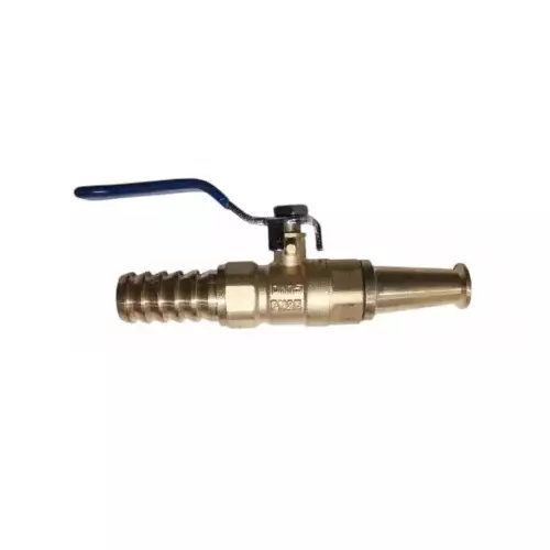 DETECT FIRE Shut Off Nozzle Brass for Hose Reel Drum Fire Fighting