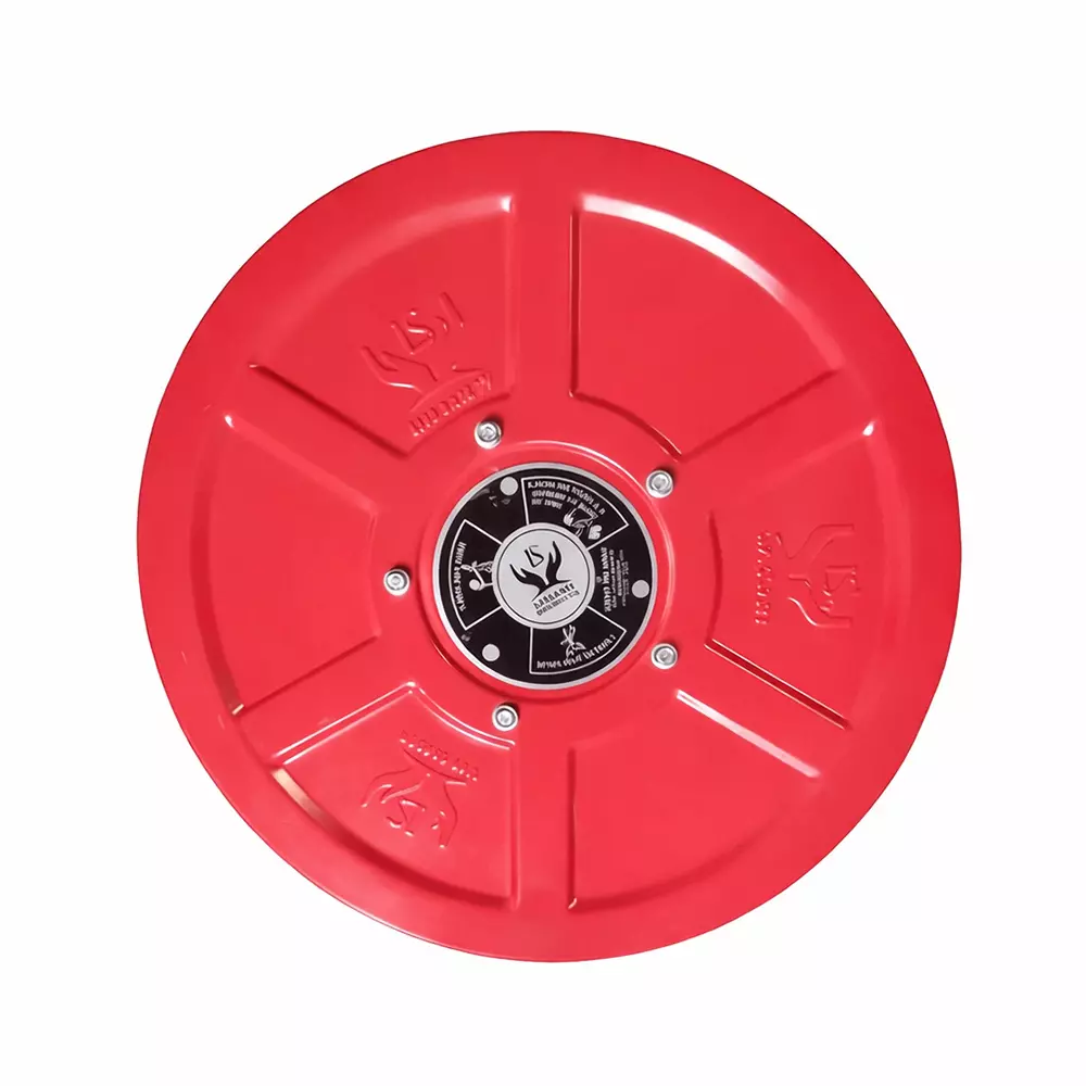 Bombay MS Hose Reel Drum Mild Steel Round 1.1x7x1.1 inch,  Red
