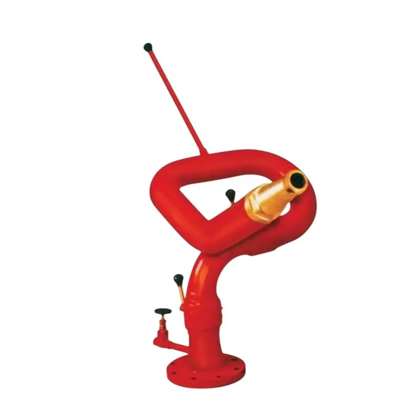 CHANDOK High-Capacity Directional Water Cannon for Fire Suppression Stainless Steel or Bronze Material