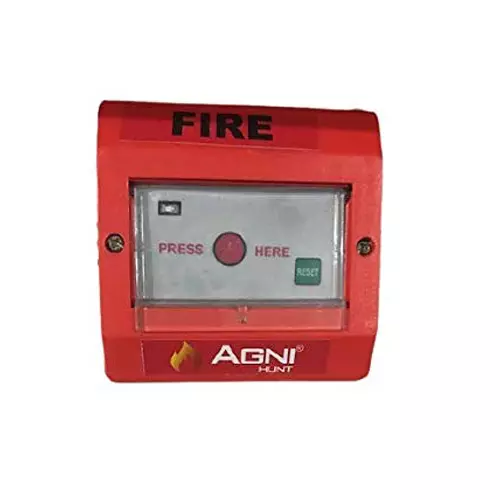 Agni Manual Call Point Audible Wall Mounted ABS Body 24 V DC Red